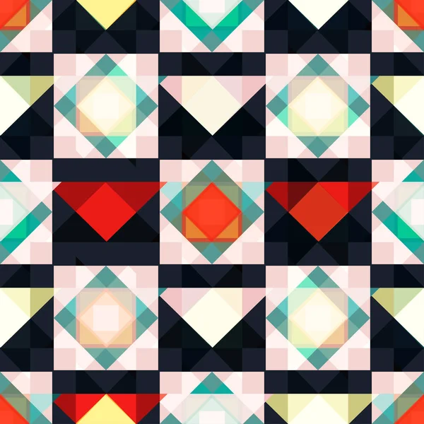 Abstract naadloos geometrisch patroon — Stockvector