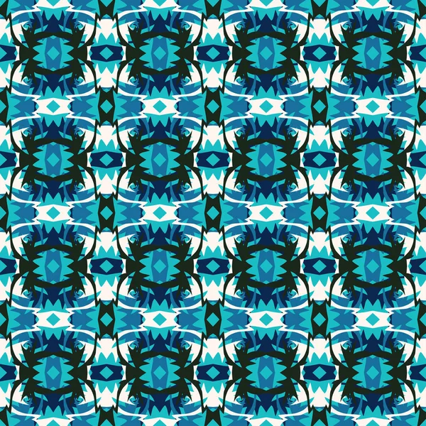 Azul abstracto patrón sin costura graffiti color suave — Vector de stock
