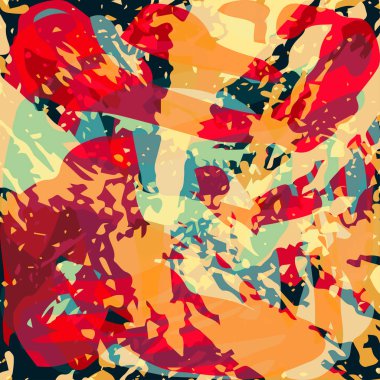 Güzel soyut karanlık grafiti desen vektör çizim