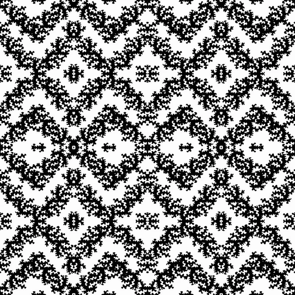 Monochrome motif abstrait sans couture — Image vectorielle