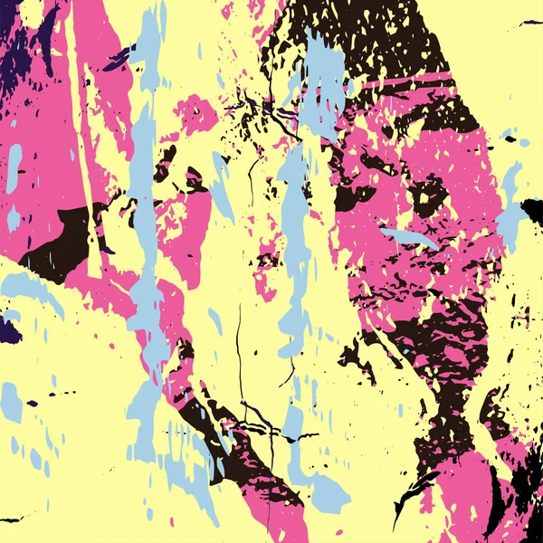 Belle illustration vectorielle de motif abstrait de couleur de graffiti — Image vectorielle