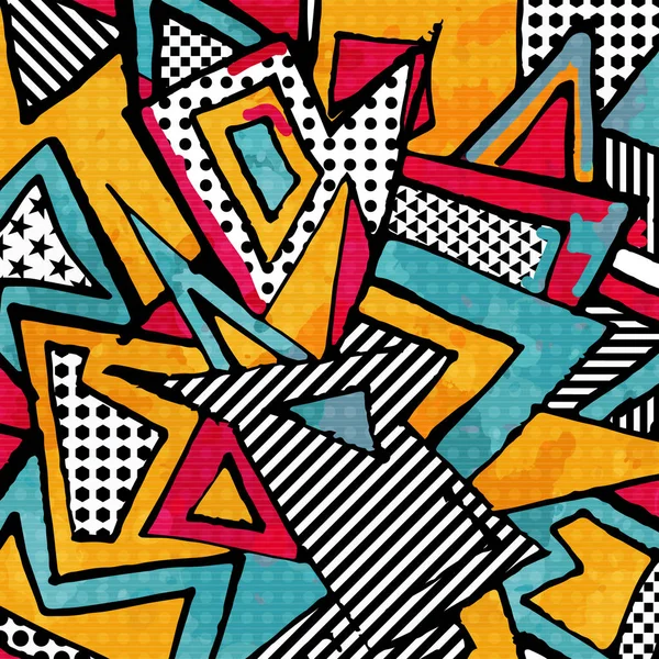 Psychedelic abstract graffiti background — Stock Vector