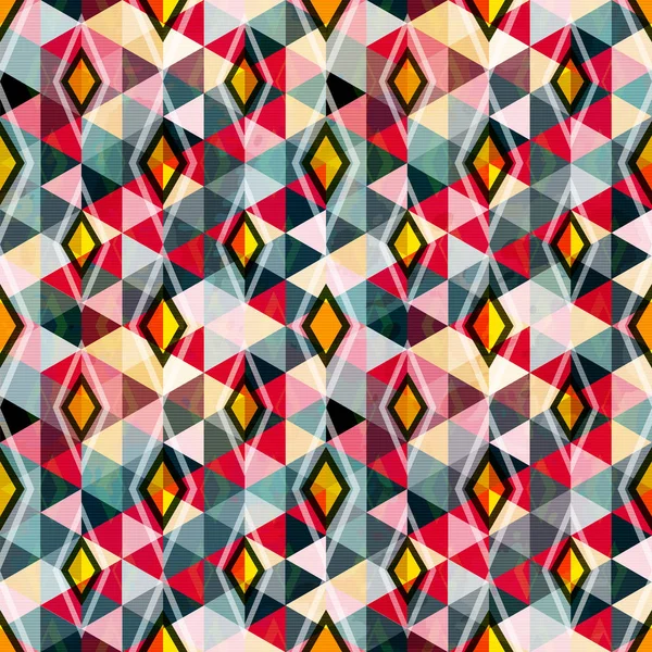 Sömlös färg abstrakt geometrisk bakgrund för din design — Stock vektor