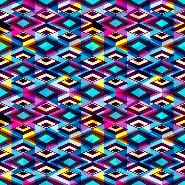 Яркий абстрактный геометрический цвет бесшовного фона — стоковый вектор