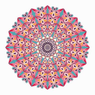 Mandala. Vintage öğeler. vektör çizim