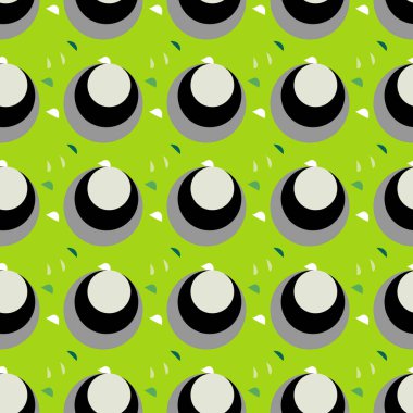 renkli daireler. Kesintisiz geometrik desen. vektör çizim.