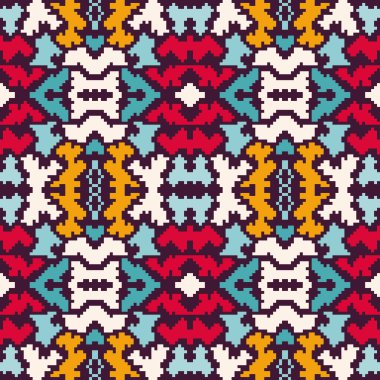 piksel soyut geometrik sorunsuz arka plan