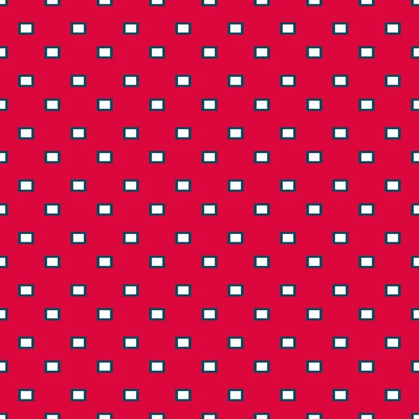 Polygones blancs sur fond rose motif géométrique sans couture — Image vectorielle