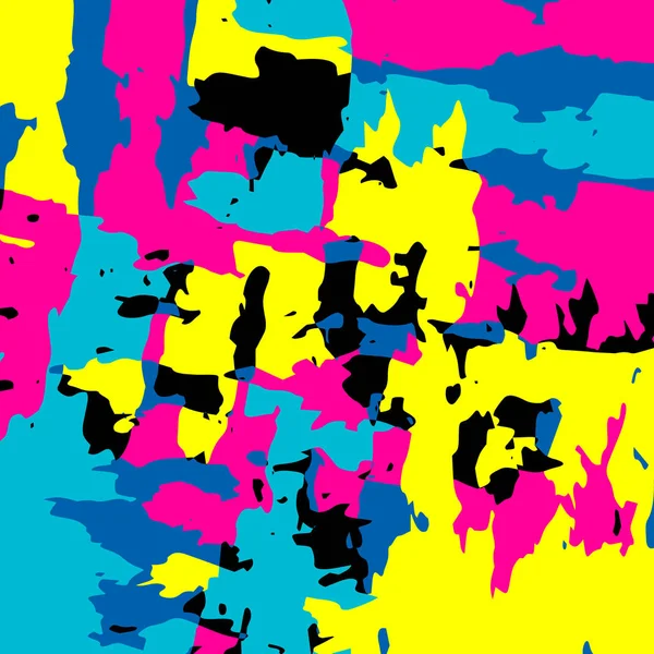 Hermoso color abstracto patrón vector ilustración de graffiti — Vector de stock