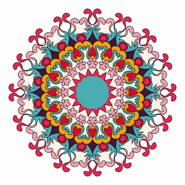 Mandala. Klasik dekoratif elementler. Vektör illüstrasyonu — Stok Vektör