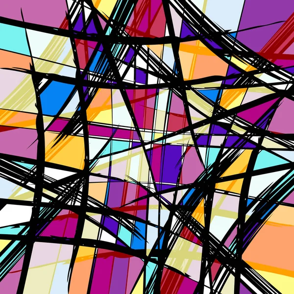 Fondo de graffiti abstracto psicodélico — Vector de stock