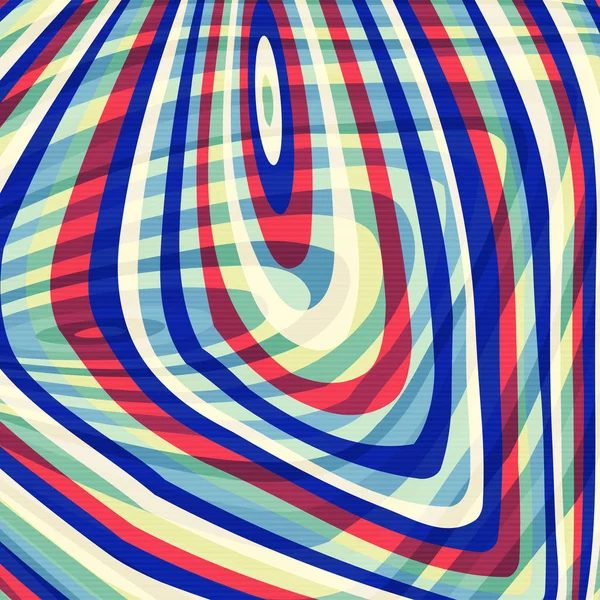 Lignes de couleur minces motif géométrique — Image vectorielle