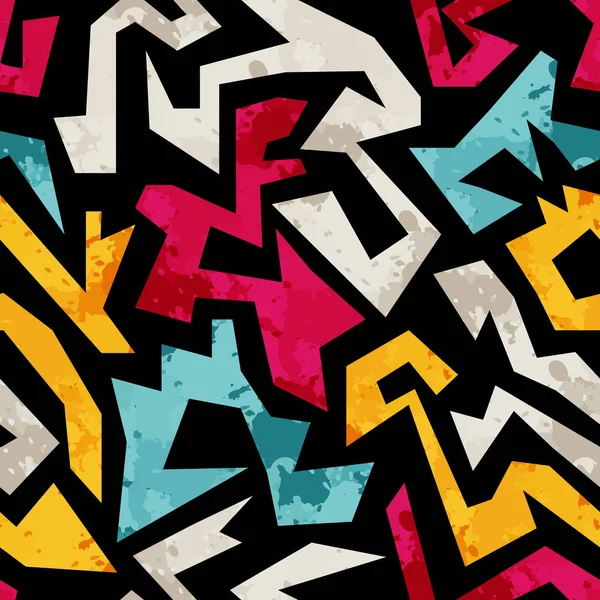 parlak arka plan grafiti seamless modeli