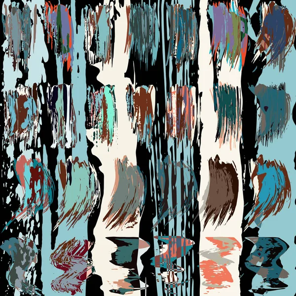 美しいカラフルな抽象的な落書きポリゴン ベクトル イラスト — ストックベクタ