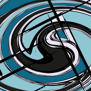 güzel renk soyut desen vektör çizim grafiti