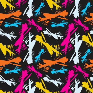 parlak arka plan grafiti seamless modeli