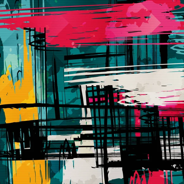 Graffiti beautiful abstract background vector illustration — Stock Vector