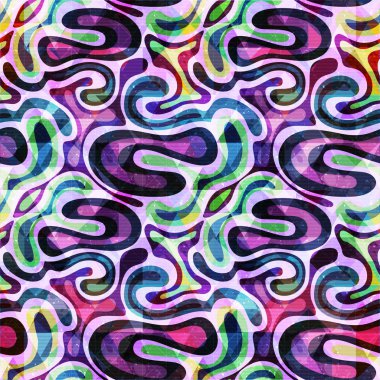 kesintisiz renk desen grafiti tarzı. Kalite vektör çizim tasarımınız için