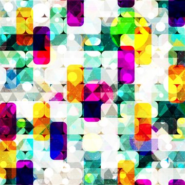 geometrik soyut renk desen grafiti tarzı. Kalite vektör çizim tasarımınız için