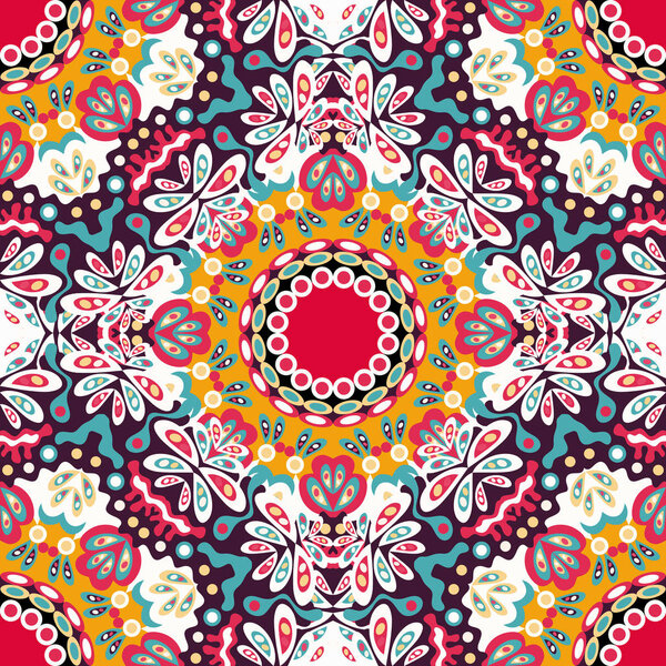 Абстрактный бесшовный шаблон. Векторная иллюстрация для вашего дизайна
