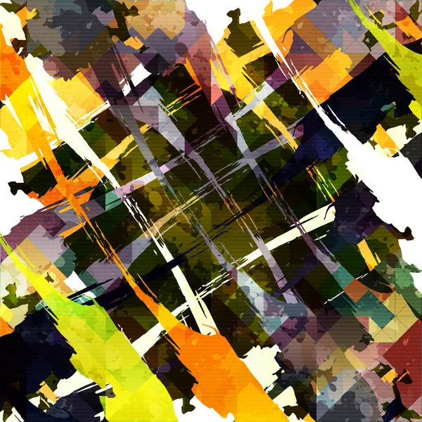 Геометрический Абстрактный Цветовой Узор Стиле Граффити Векторная Иллюстрация Качества Вашего — стоковый вектор