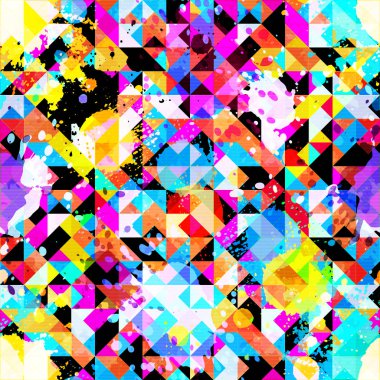 grafiti tarzı renkli soyut seamless modeli. Kalite vektör çizim tasarımınız için