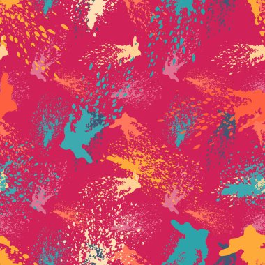 grafiti tarzı renkli soyut seamless modeli. Kalite vektör çizim tasarımınız için