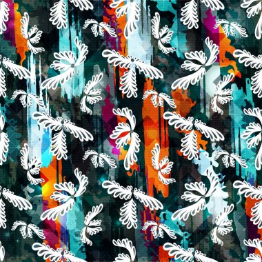 grafiti tarzı kaliteli vektör çizim tasarım için renk desen