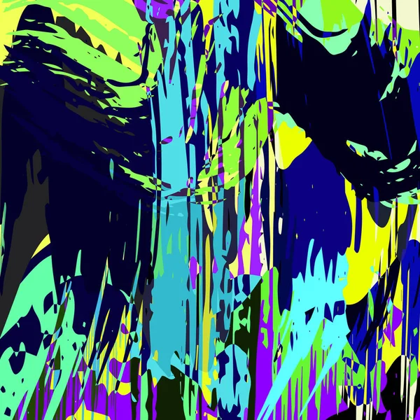 Абстрактний кольоровий візерунок у стилі графіті Векторні ілюстрації для вашого дизайну — стоковий вектор