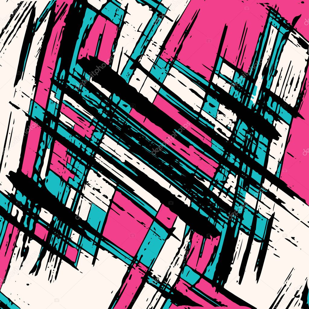 abstract color pattern in graffiti style quality vector illustration for your design