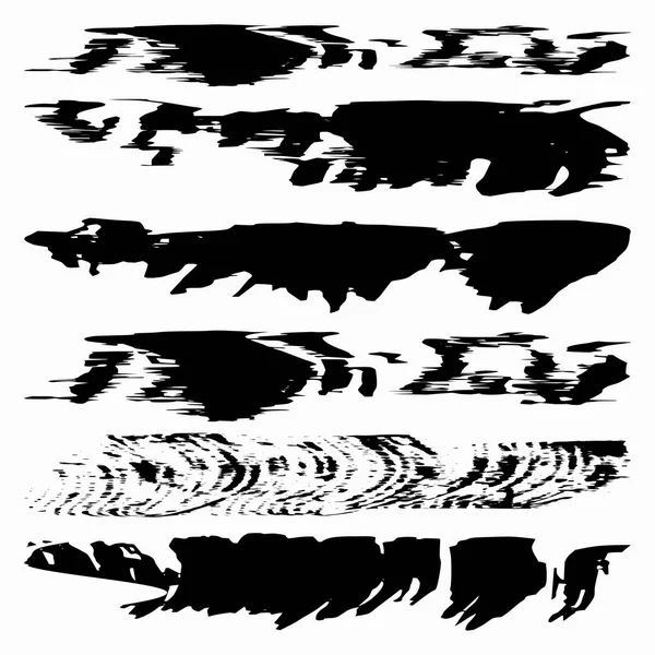 Collection de lignes d'encre pour votre illustration vectorielle design — Image vectorielle