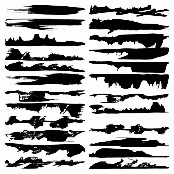 Collection de lignes d'encre pour votre illustration vectorielle design — Image vectorielle