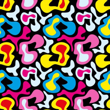 grafiti renkli soyut seamless modeli kalite vektör çizim tasarımınız için stil