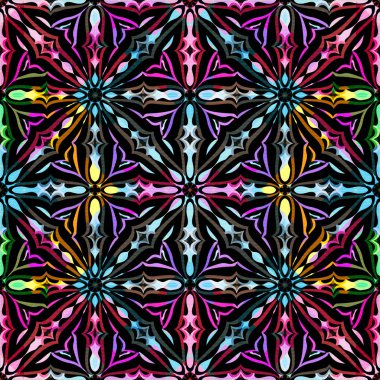 Parlak soyut geometrik seamless modeli grafiti tarzı. Kalite illüstrasyon tasarımınız için