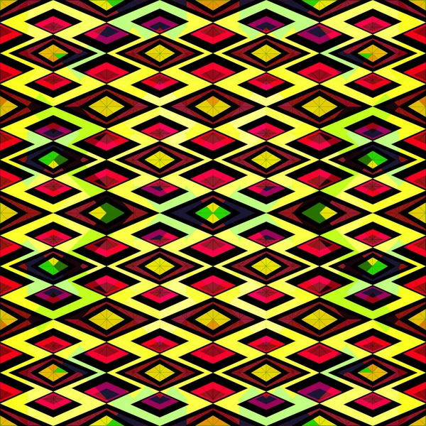 Brillante patrón geométrico abstracto sin costuras en estilo graffiti. Ilustración de calidad para su diseño —  Fotos de Stock