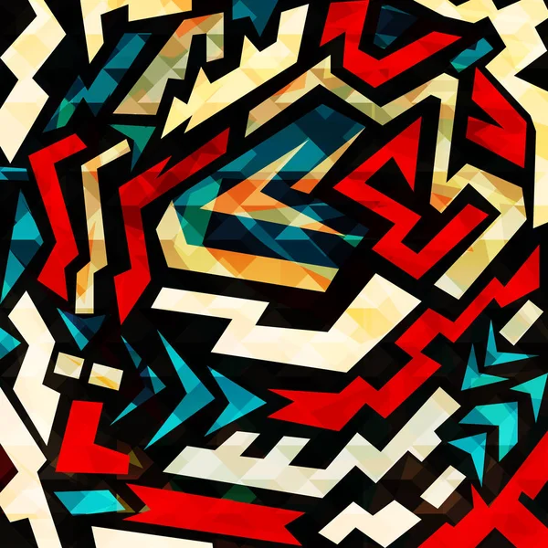 Motif de couleur abstrait dans le style graffiti. Illustration de qualité pour votre design — Photo