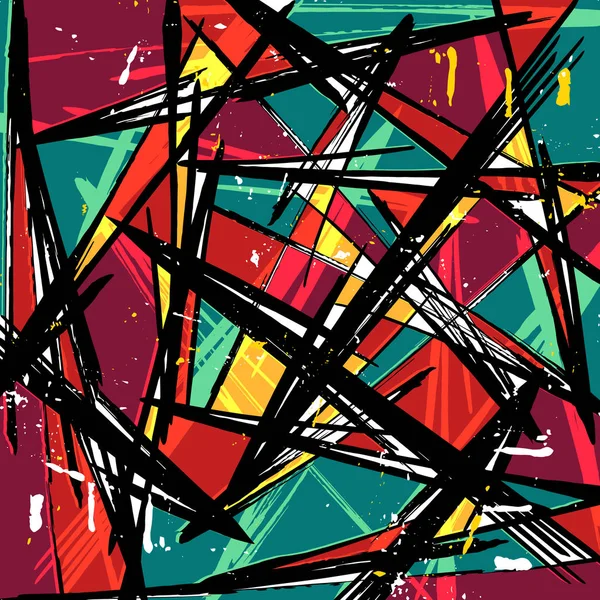 Abstract colored background of graffiti beautiful polygons — Stock Photo, Image