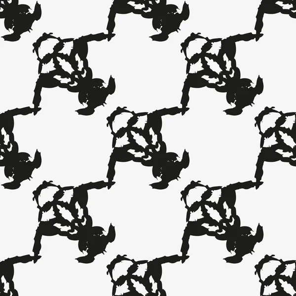 Black white abstract seamless pattern for design — Stock Photo, Image