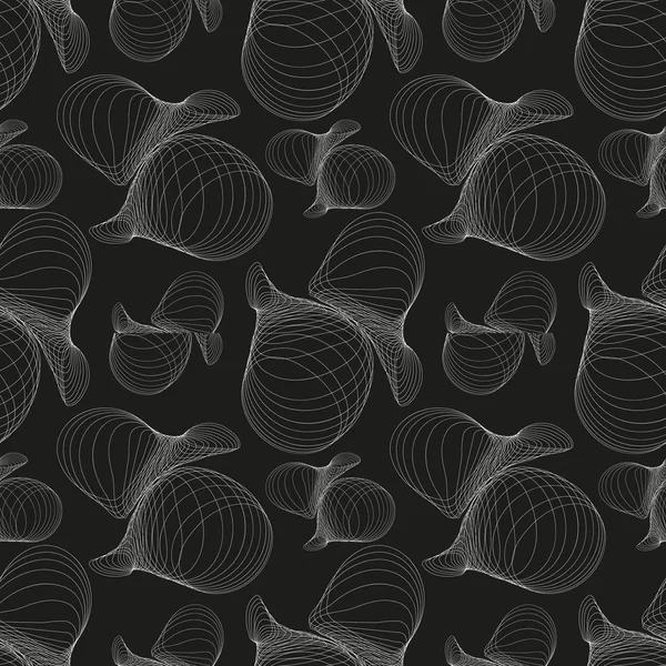 Negro blanco abstracto patrón sin costura para el diseño —  Fotos de Stock
