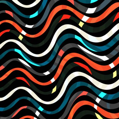 Amerikan graffiti stili resimleme sanrı gördüren soyut kalite kalıbı