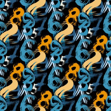 Grafiti tarzında soyut geometrik renkli arka plan. Tasarımınız için nitel illüstrasyon.