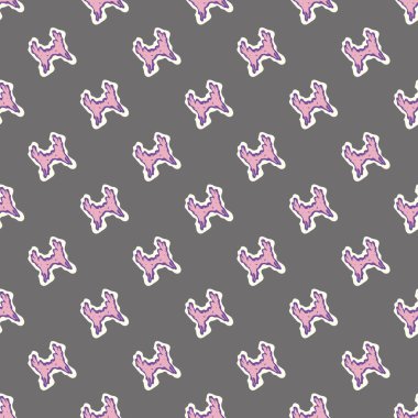 Grunge grafiti Dikişsiz desen illüstrasyon renkli.