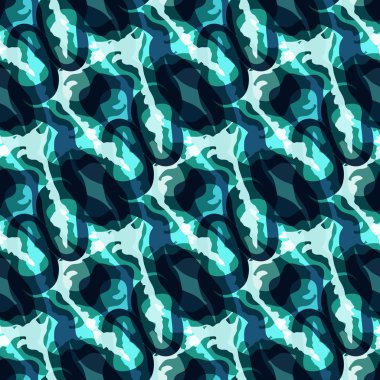 Grunge grafiti Dikişsiz desen illüstrasyon renkli.