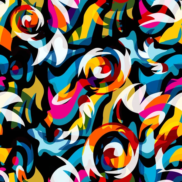 Abstrakte geometrische farbigen Hintergrund im Stil von Graffiti. qualitative Illustration für Ihr Design. — Stockfoto
