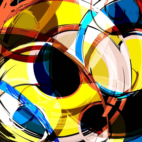 Графіті Абстрактний красивий барвистий фон гранжева текстура ілюстрація — стокове фото