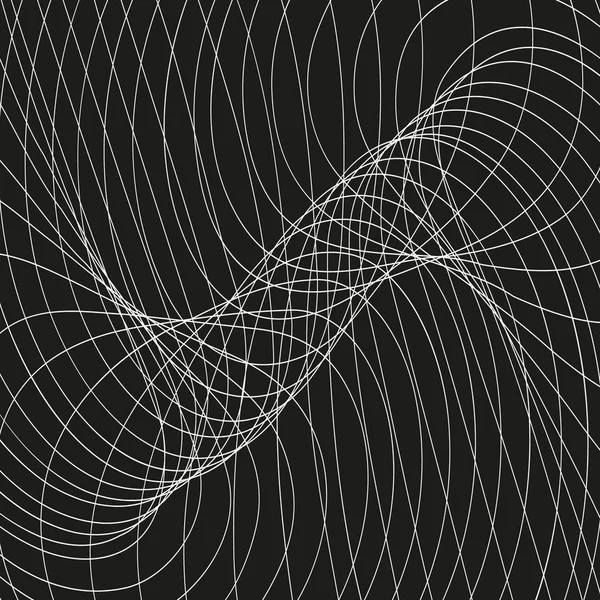 Patrón abstracto geométrico sobre un fondo oscuro para su diseño — Archivo Imágenes Vectoriales