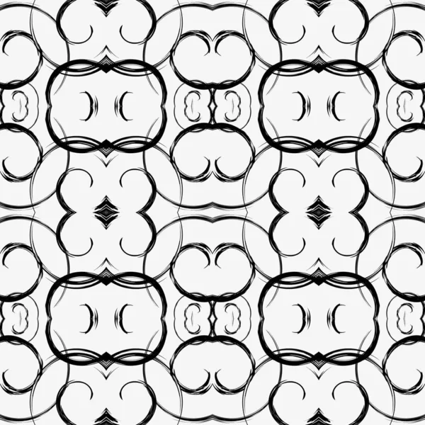Patrón geométrico abstracto sin costuras sobre un fondo claro para su diseño — Vector de stock