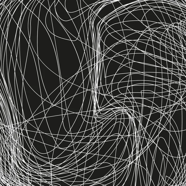 Patrón abstracto geométrico sobre un fondo oscuro para su diseño — Archivo Imágenes Vectoriales