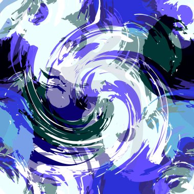 Etnik stil graffiti tarzında geometrik soyut desen tasarımınız için güzel, parlak bir renk.