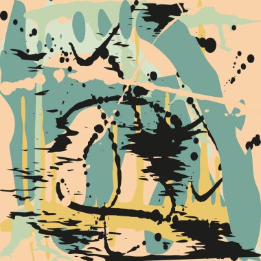 Etnik stil graffiti tarzında geometrik soyut desen tasarımınız için güzel, parlak bir renk.